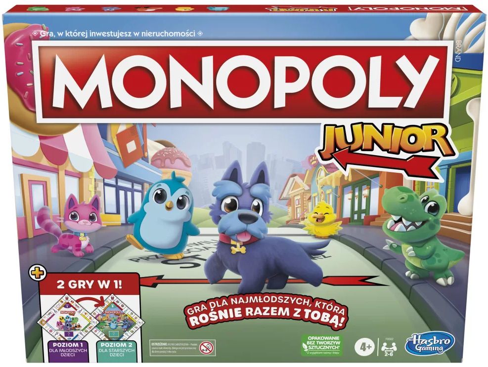 Gra Monopoly Junior Discover Edition Hasbro