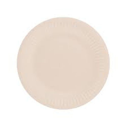 Talerzyki pap. Jednokolorowe, jasnoróżowe, certyfikat FSC, 18 cm, 6 sz
