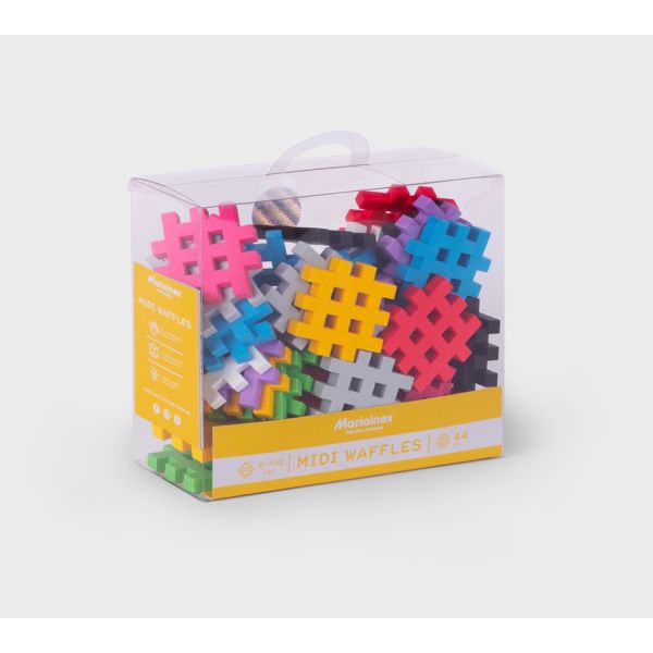 Marioinex Klocki Midi Waffle- 44 elementy