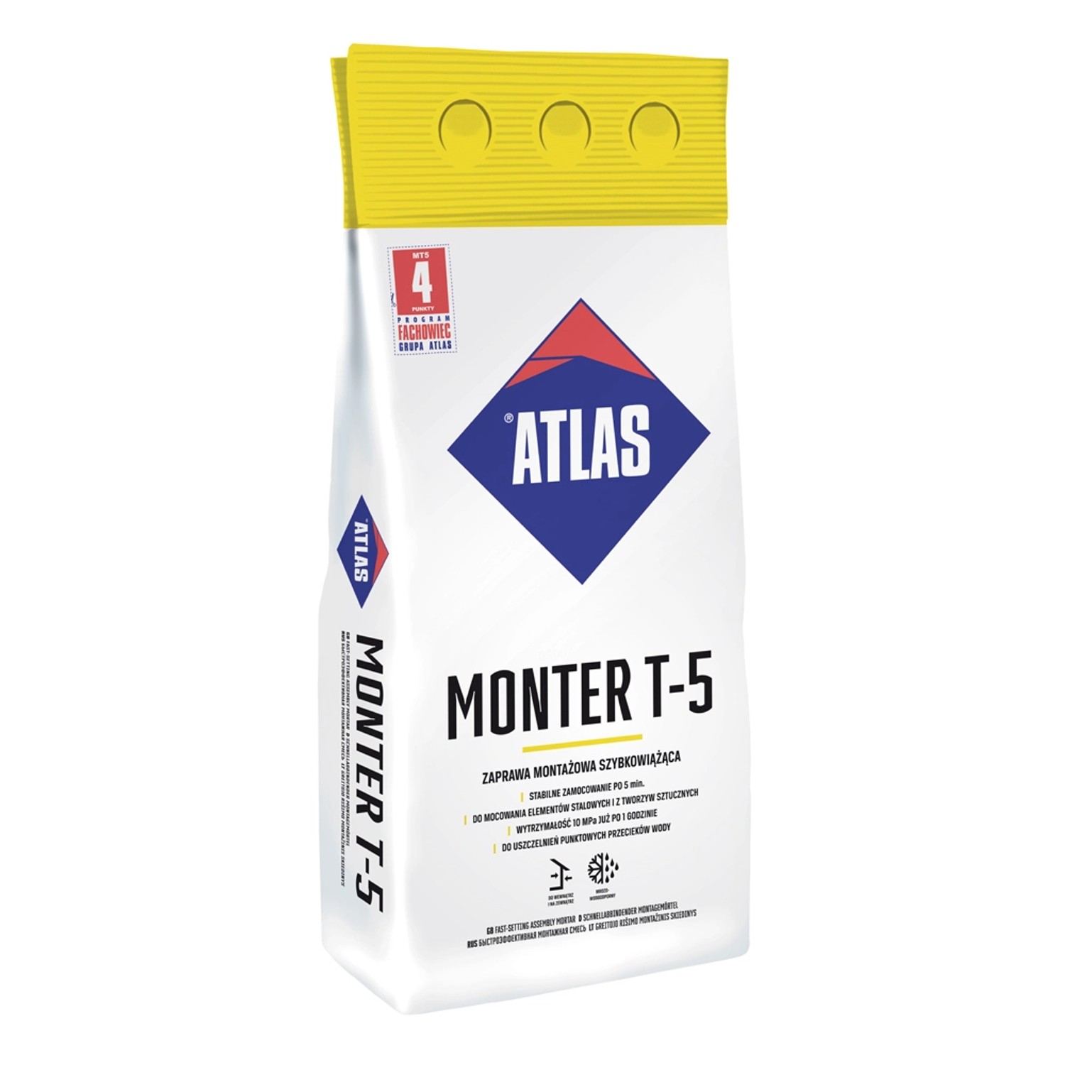 Atlas Zaprawa montażowa Monter T-5 5 kg