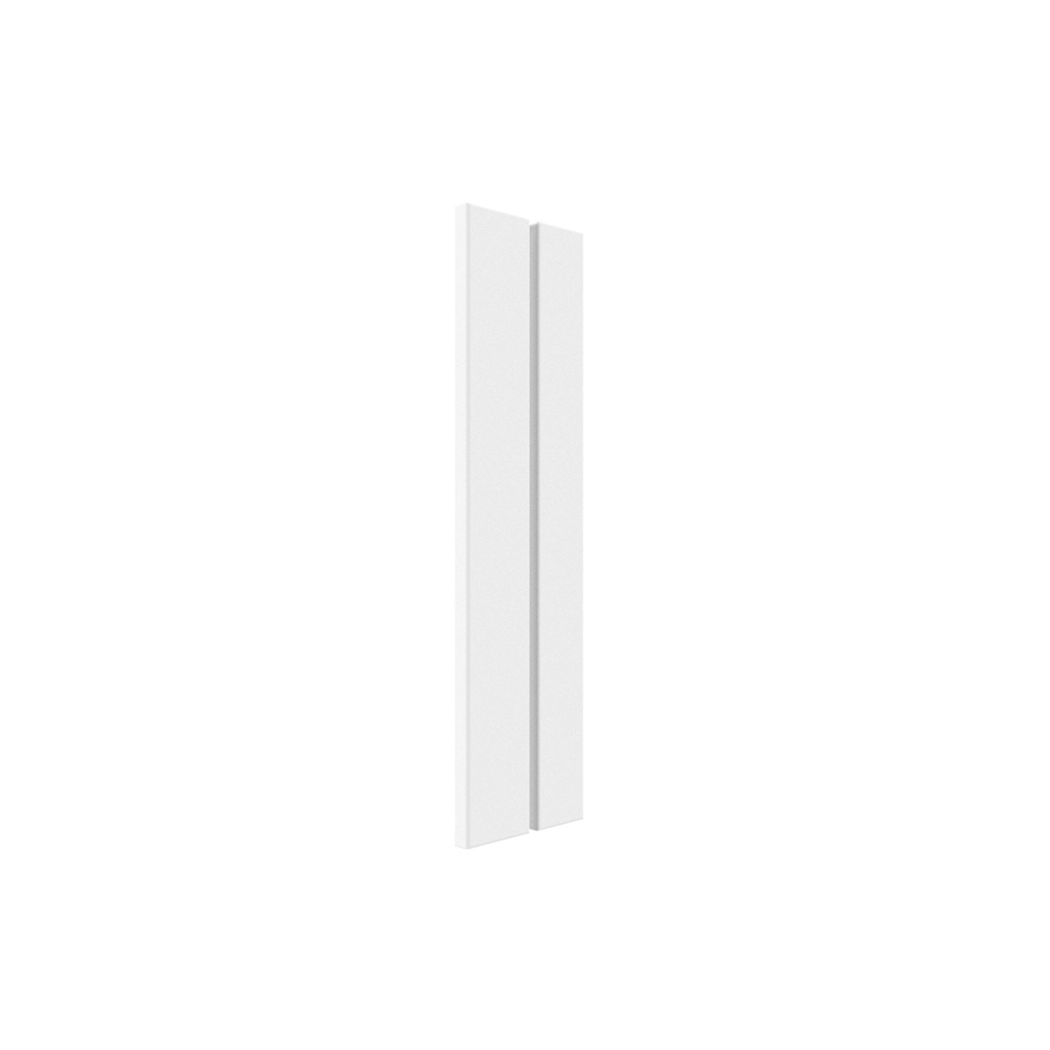 Zaślepka korpusu dolnego Salerno 71x12,2 + 71x7,2 cm biały mat