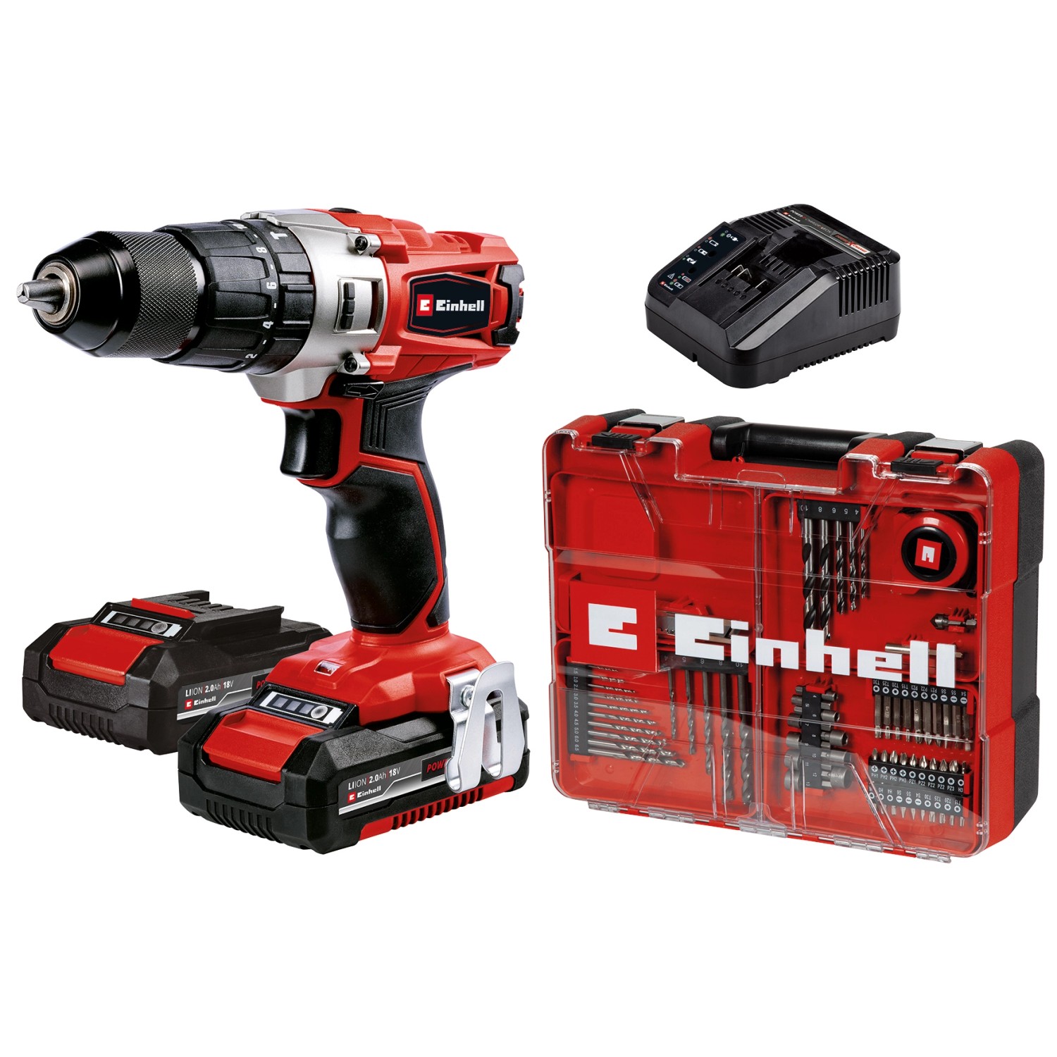 Einhell Wiertarko-wkrętarka akumulatorowa 2x2Ah akumulator + ładowarka