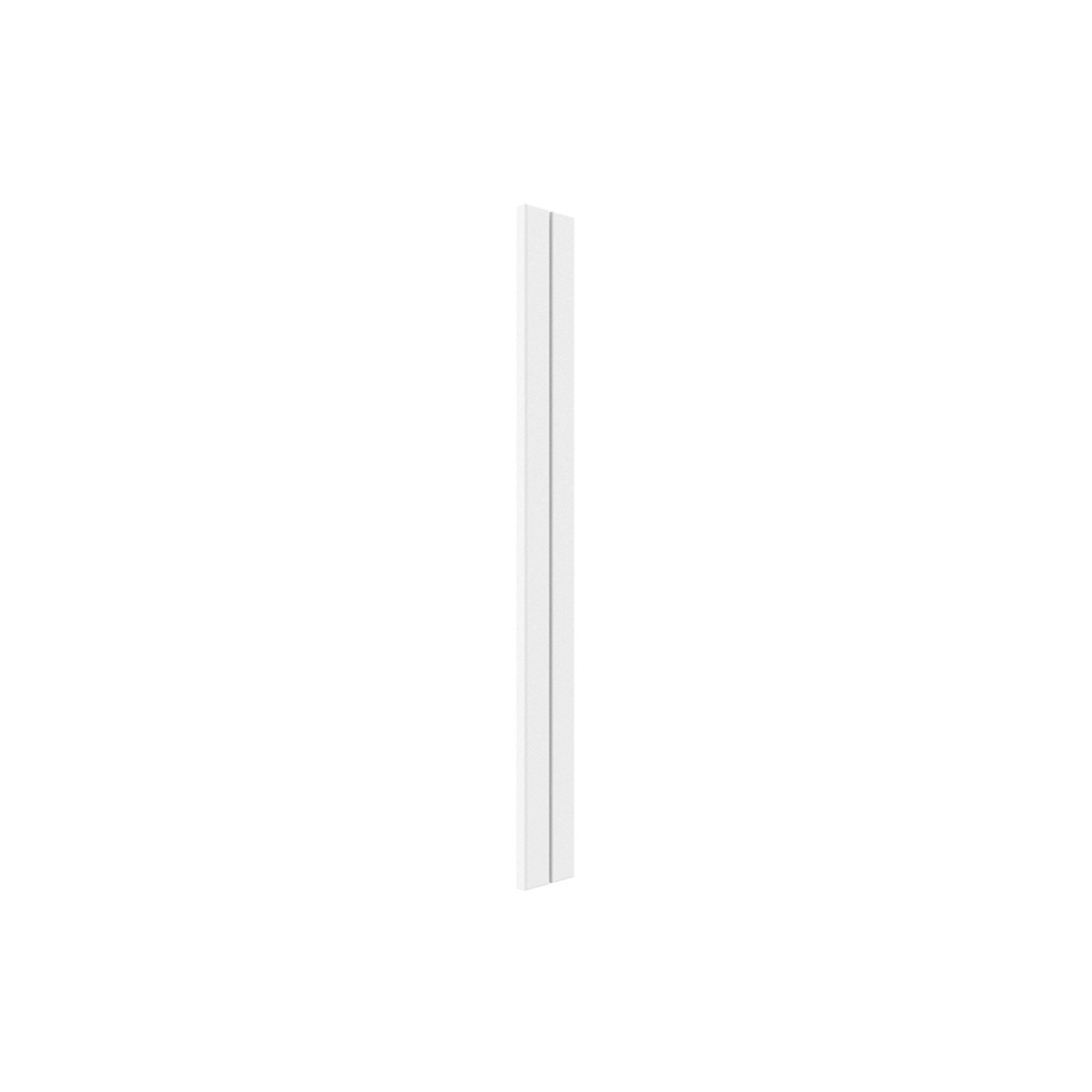 Zaślepka korpusu górnego Salerno 106,8x5,0 + 106,8x3,2 cm biały mat