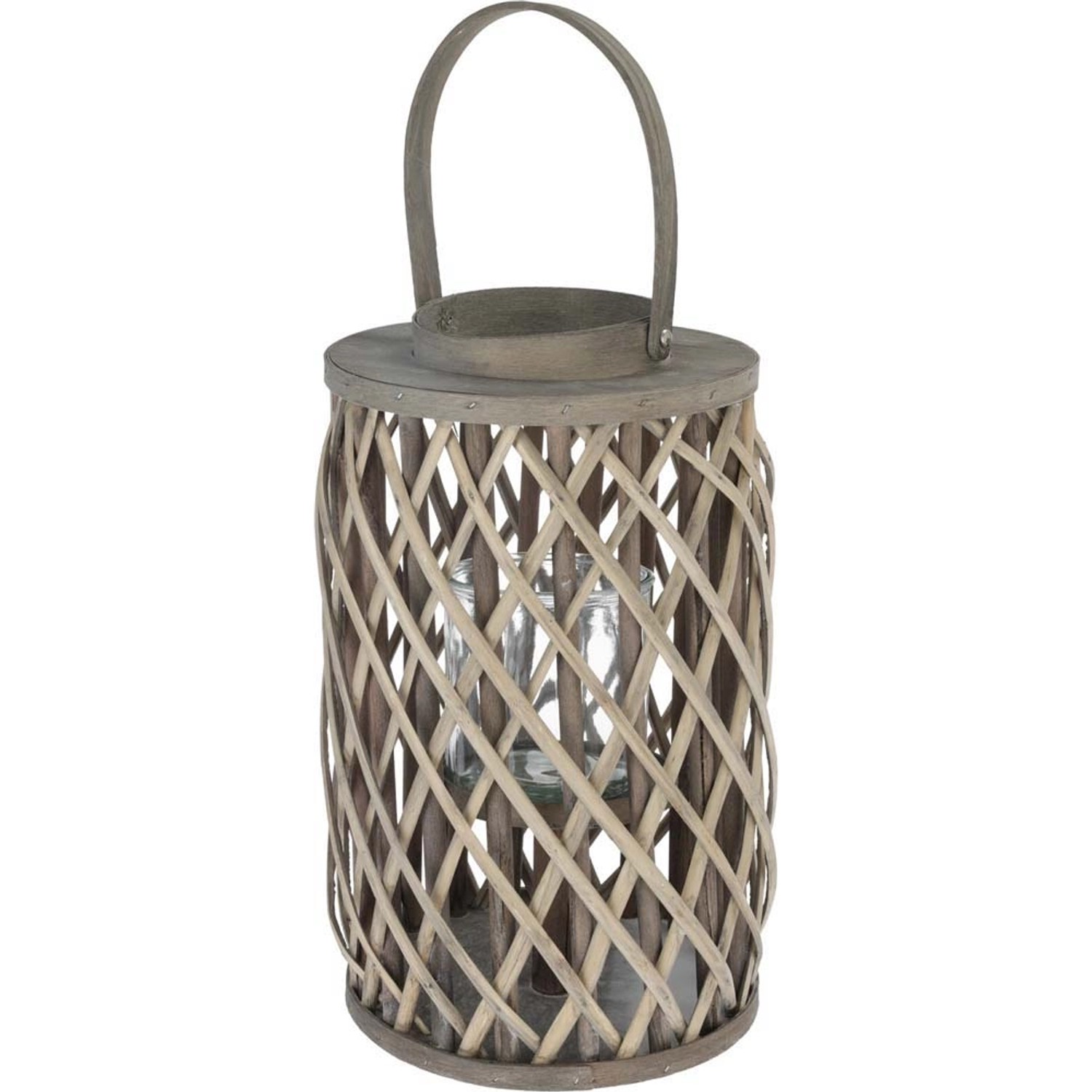 Lampion Wierzba szary - 40 cm