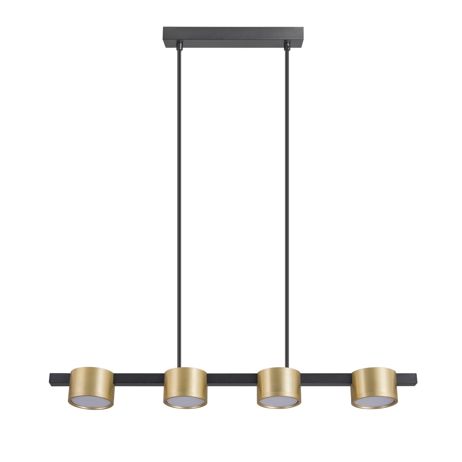 Goldlux Lampa wisząca Mirella 4x6W GX53 złoto-czarna
