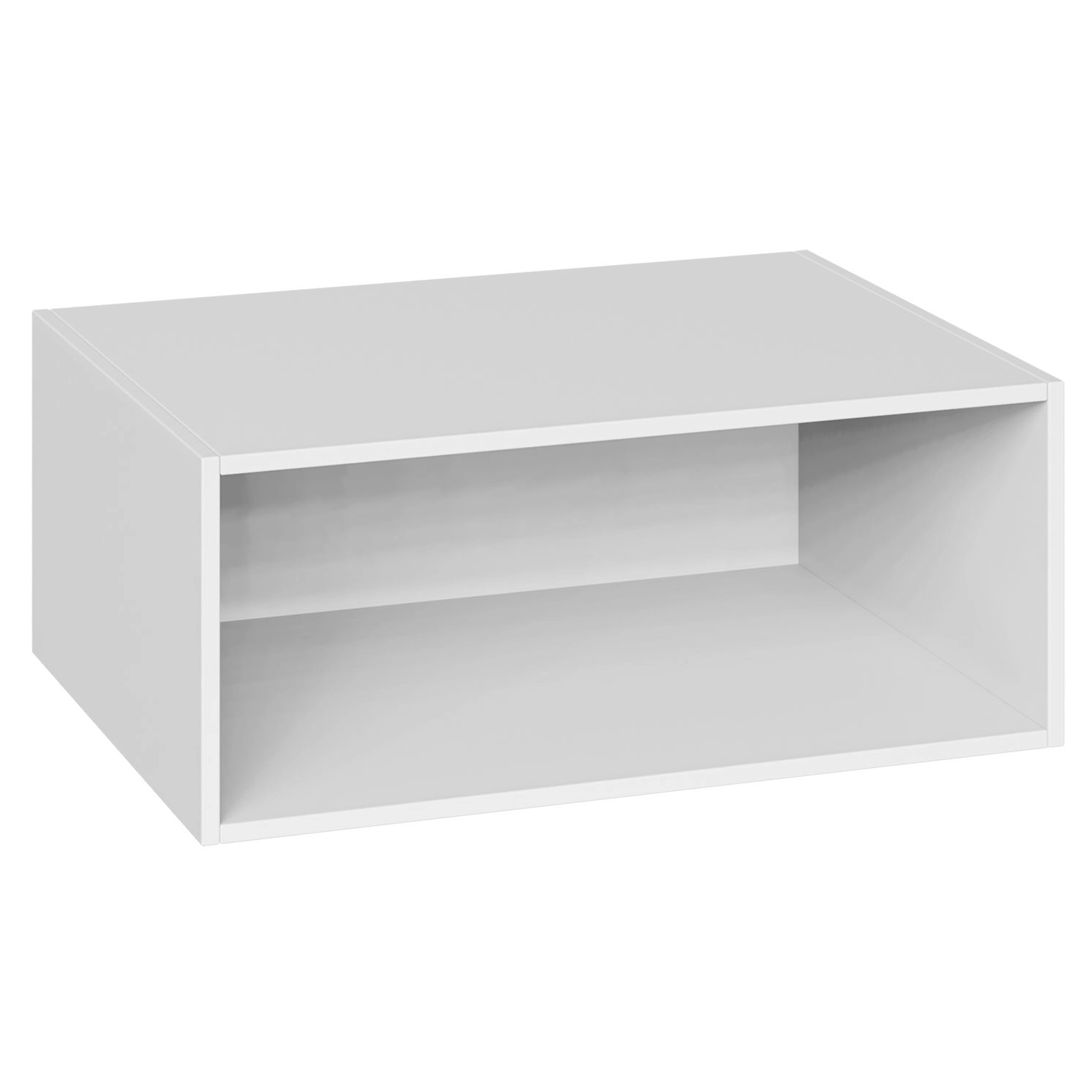 Nadstawka biała 75,2 x 32 x 58 cm Garderoby/Szafy Modułowe