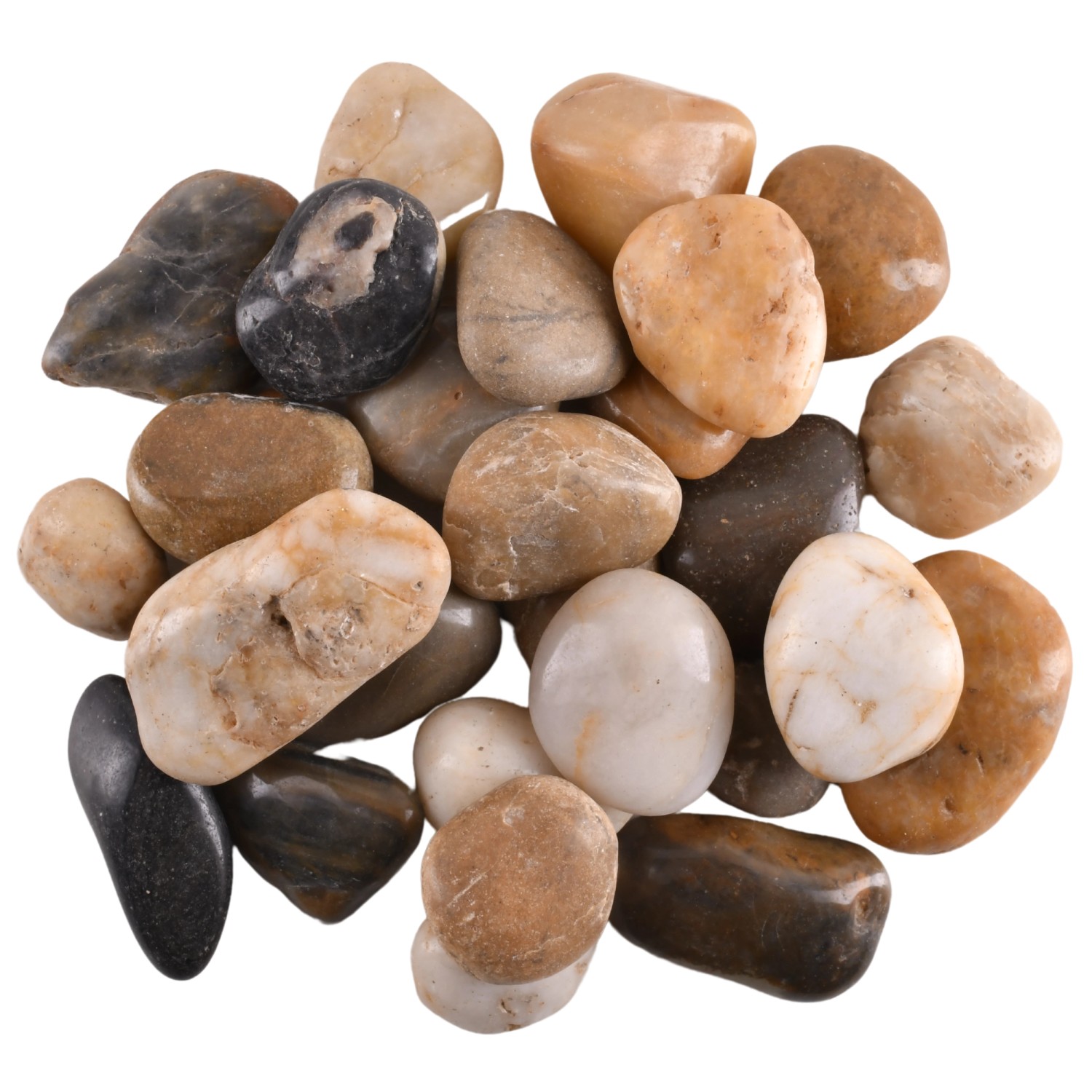 Kamienie dekoracyjne rzeczne mix 20-40 mm - 900 g
