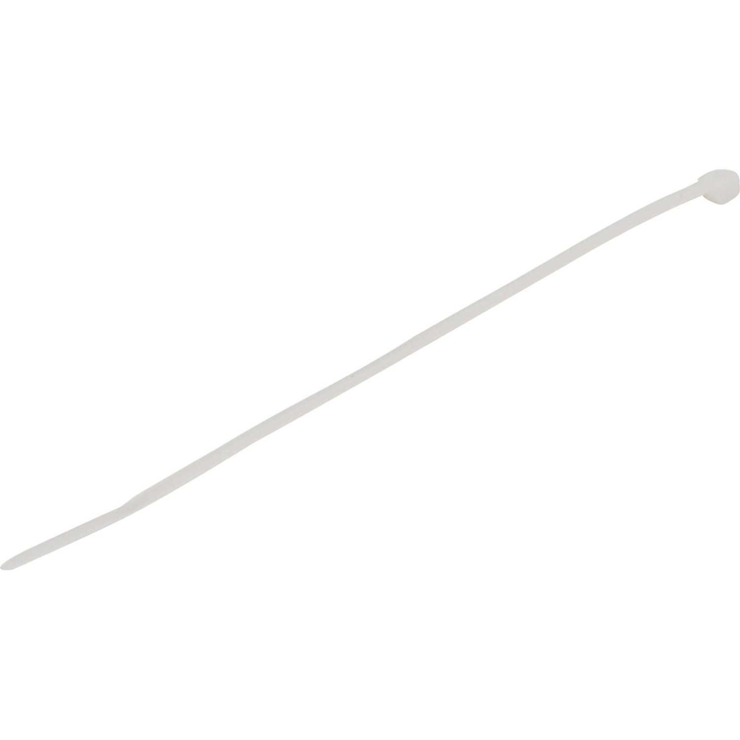 LUX Opaski do kabli białe 2,2 x 120 mm, 100 szt.