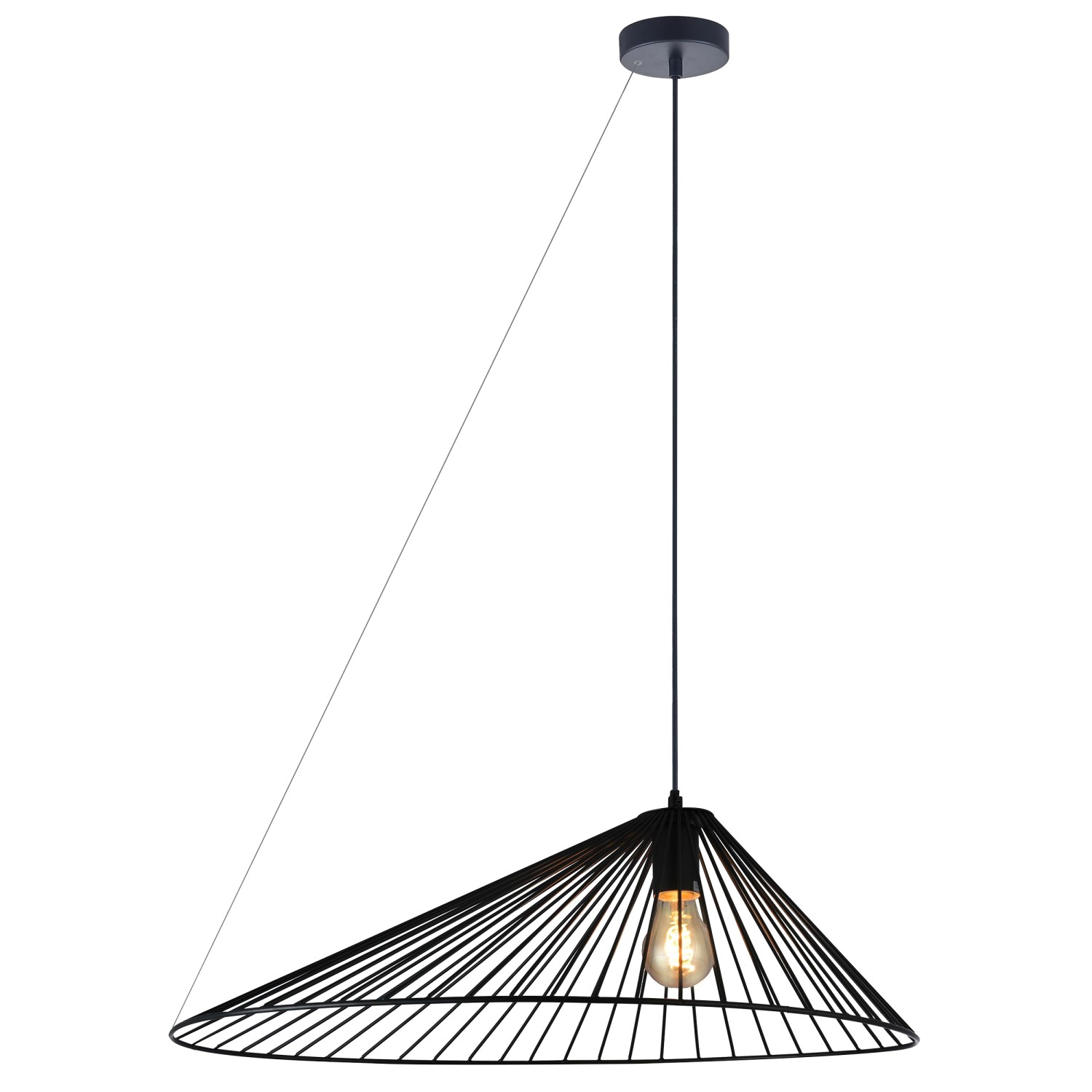 Goldlux Lampa wisząca Aurora 1x20W E27 czarna