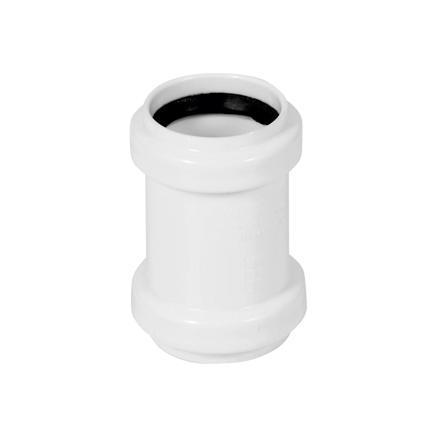 Tycner Złączka nasuwna 32 mm biała