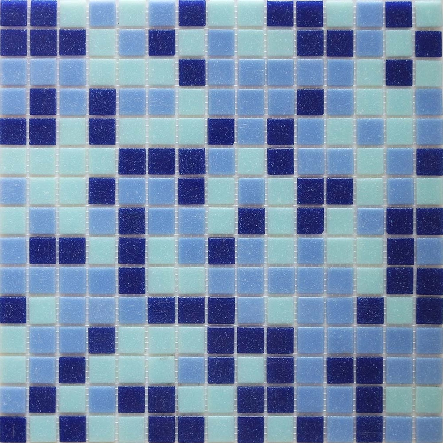 Mozaika szklana blue melt mix 32,7 cm x 32,7 cm