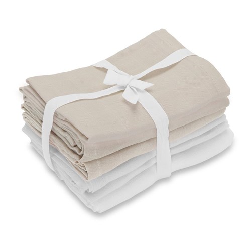 Muślinowe pieluszki 4 pack 70x70 cm Oyster Grey AG