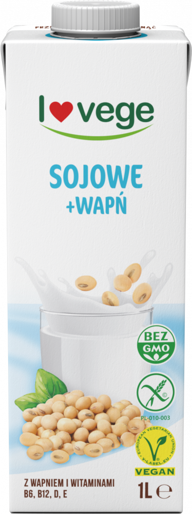 Napój sojowy Lovege, z wapniem, 1l