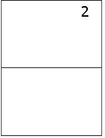 Etykiety samoprzylepne Emeko, A5, 210x148.5mm, 1000 sztuk