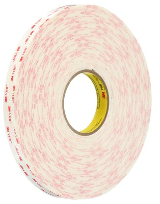 Taśma dwustronna 3M, akrylowo-piankowa, 19mm x 33m, biały