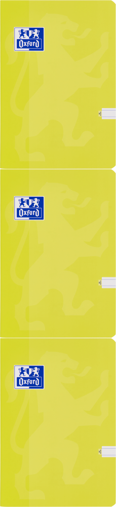 3x Zeszyt w kratkę Oxford Touch, A4, miękka oprawa, 32 kartki, mix kolorów