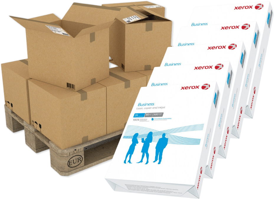 240x Papier ksero Xerox Business, A4, 80g/m2, 500 arkuszy, biały