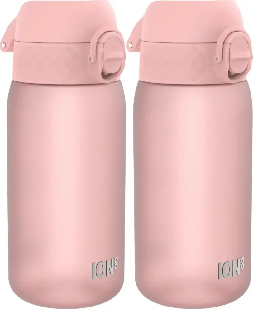 2x Bidon ION8 Rose Quartz, recyclon/tritan, 350ml, różowy