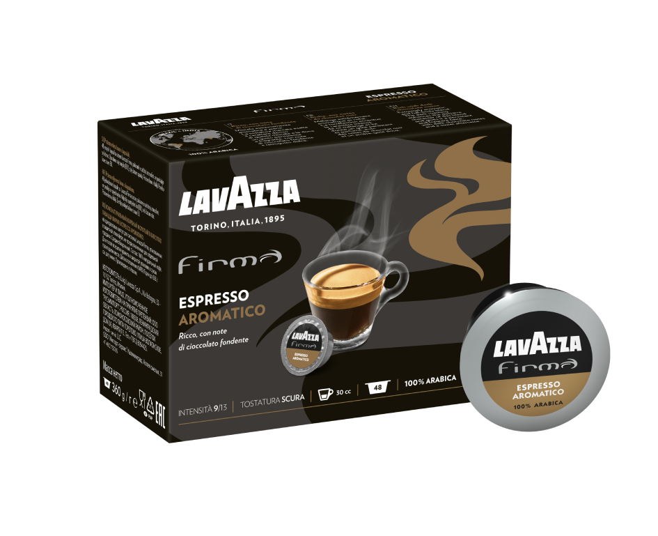 Kawa w kapsułkach Lavazza Firma Espresso Aromatico 100% Arabica, 48 sztuk.