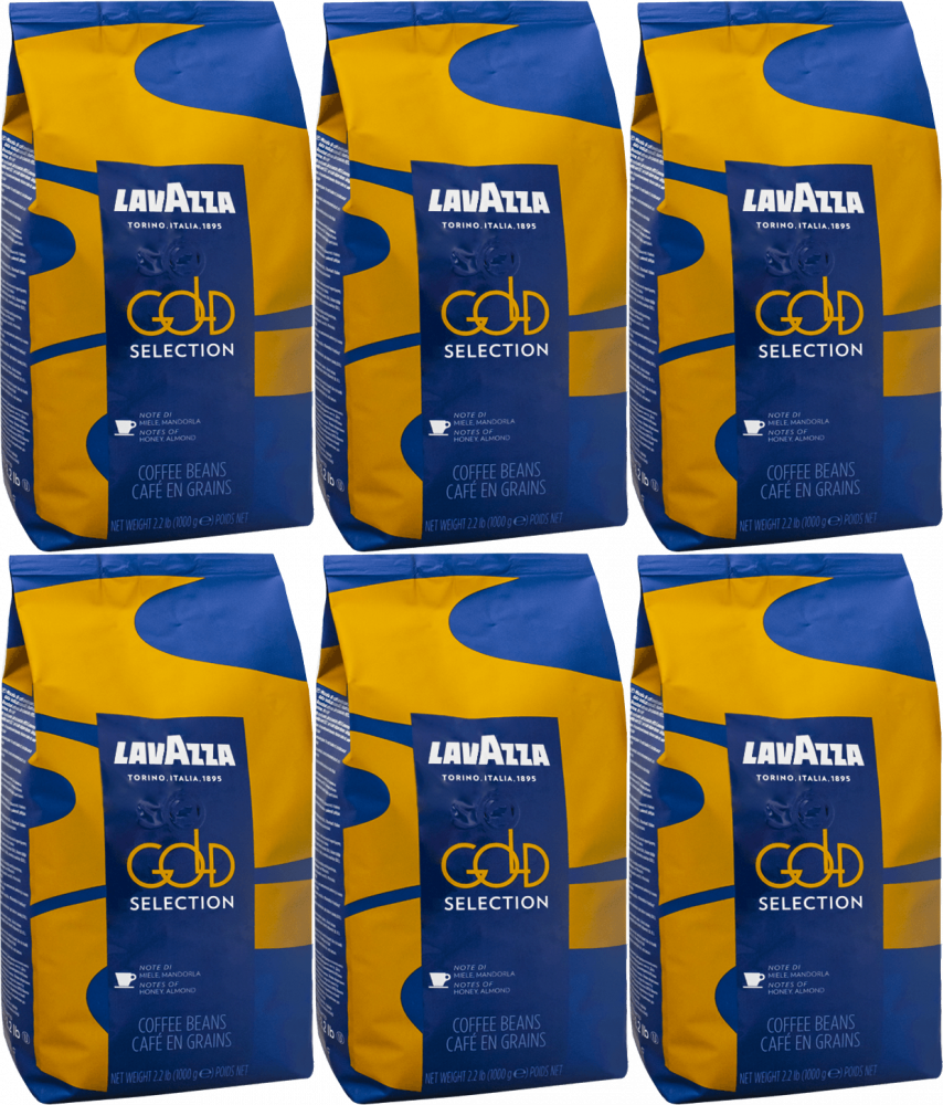 6x Kawa ziarnista Lavazza Gold Selection, 1 kg
