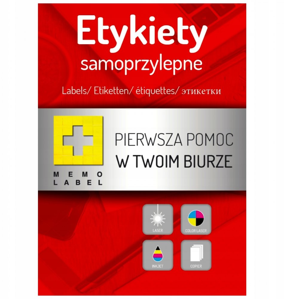 Etykiety samoprzylepne Dalpo Memo Label, 105x148mm, 100 arkuszy, biały
