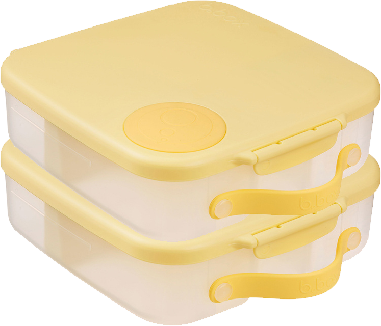 2x Lunchbox B.Box, z wkładem chłodzącym, 2l, Lemon Twist