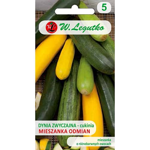 1 pac, Dovlecel zucchini, amestec de soiuri - Semințe: Mod de ambalare: 2 g