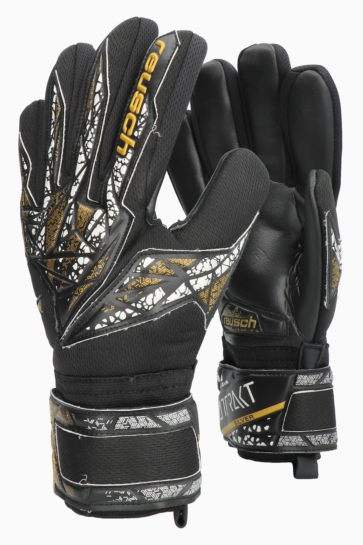 Rękawice Reusch Attrakt Freegel Silver NC Finger Support - Czarny