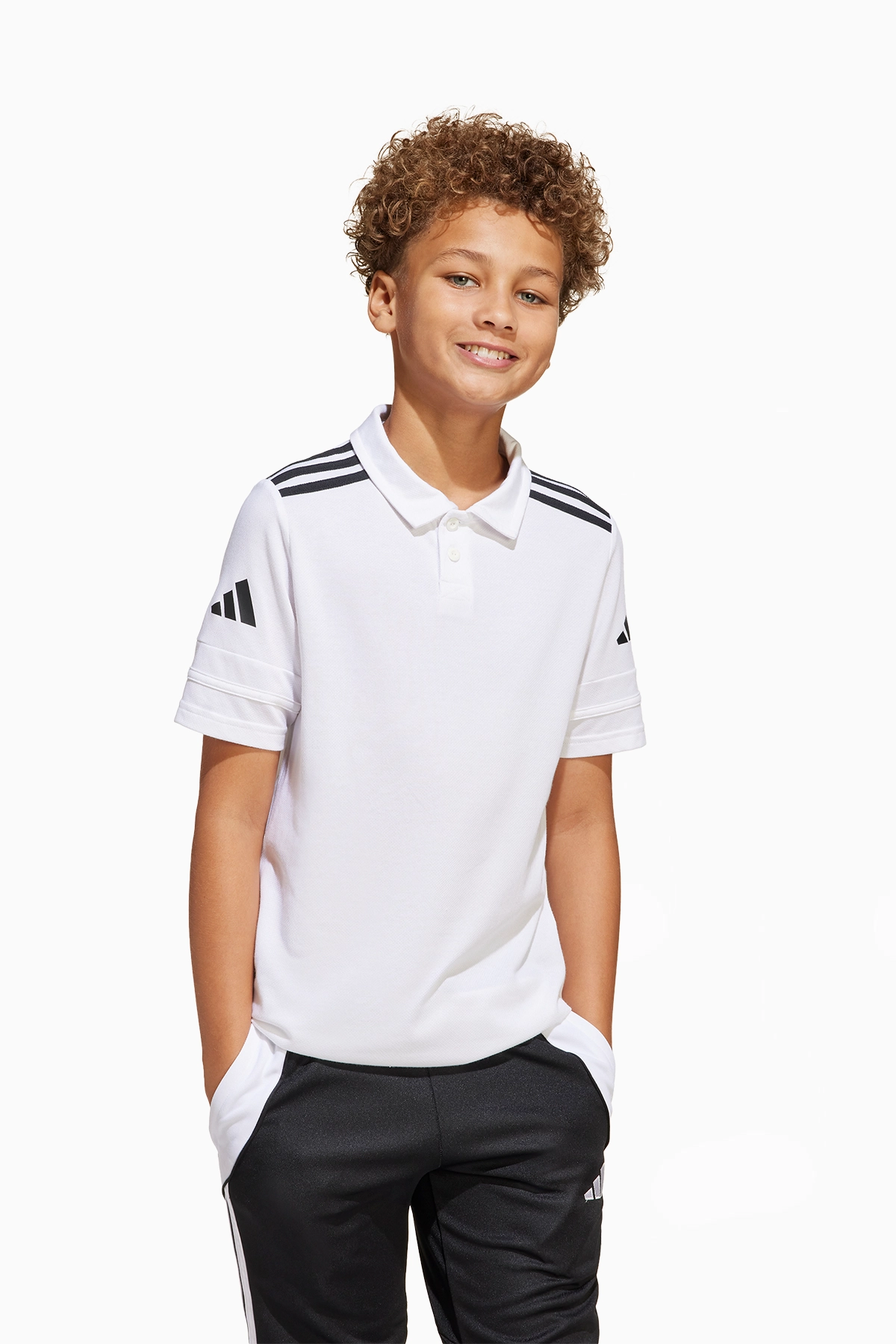 Koszulka adidas Squadra 25 Polo Junior - Biały