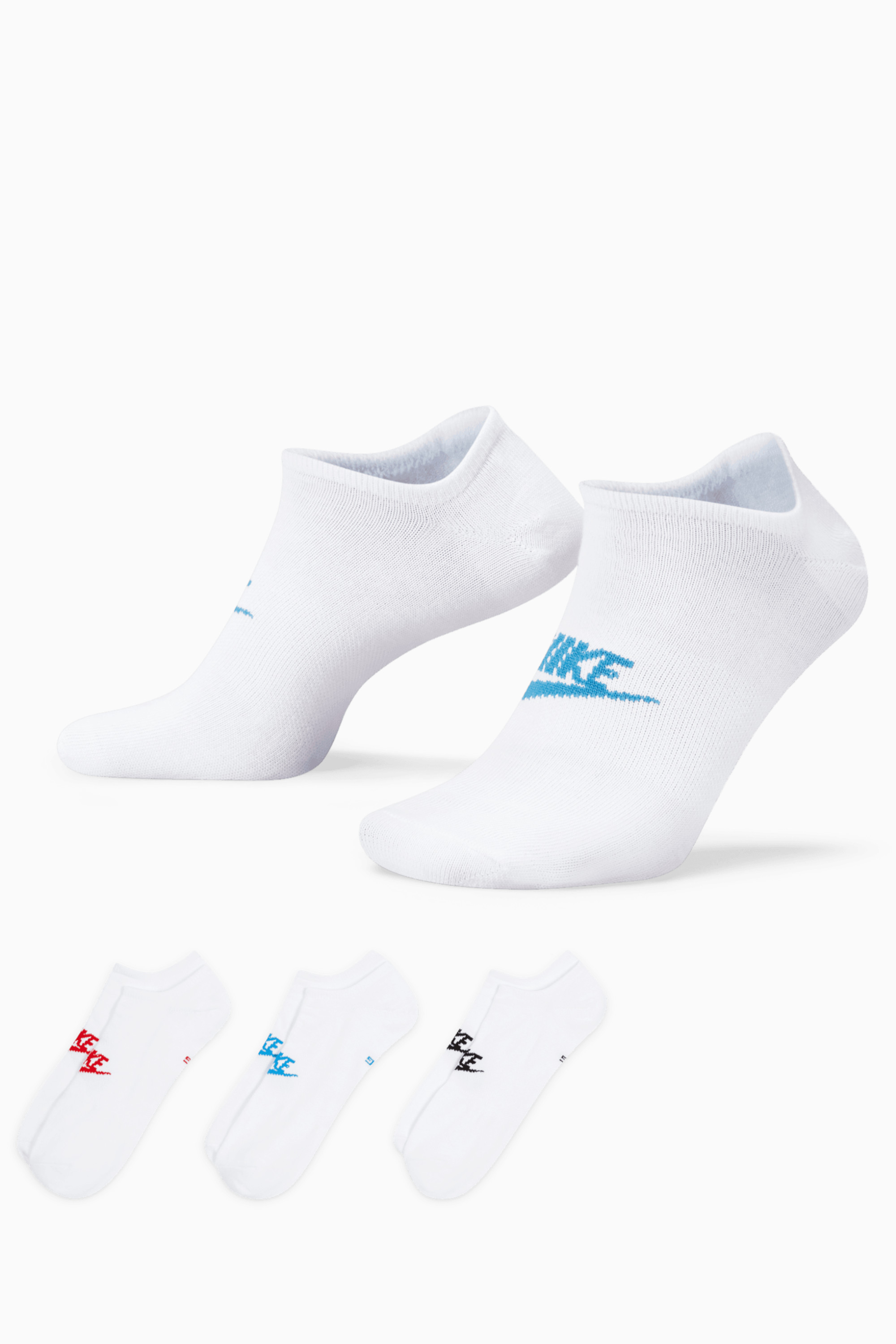 Skarpety stopki Nike Sportswear Everyday Essential 3-Pack - Biały