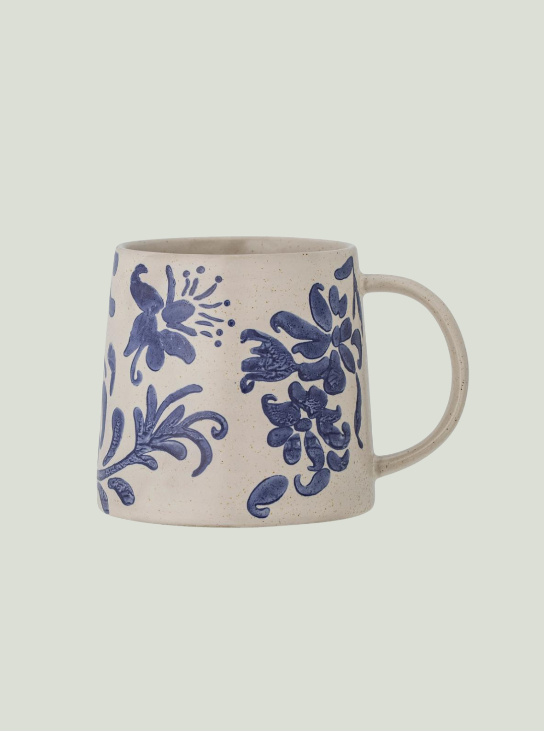 Kubek Petunia, niebieski, kamionka Bloomingville
