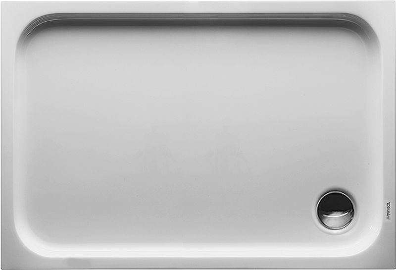 Duravit D-Code brodzik 110x75 cm prostokątny Antislip biały 720097000000001