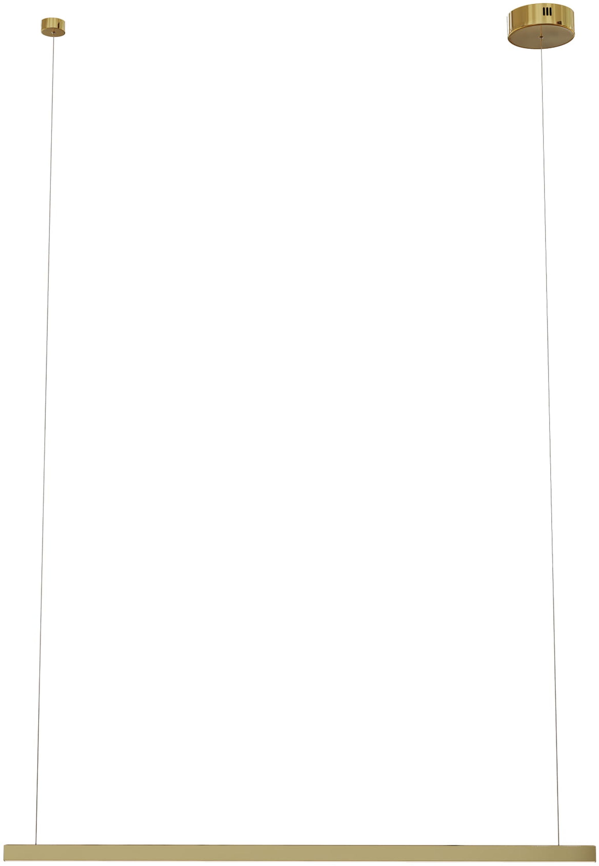 MaxLight Trio lampa wisząca 1x12W LED złota P0475D