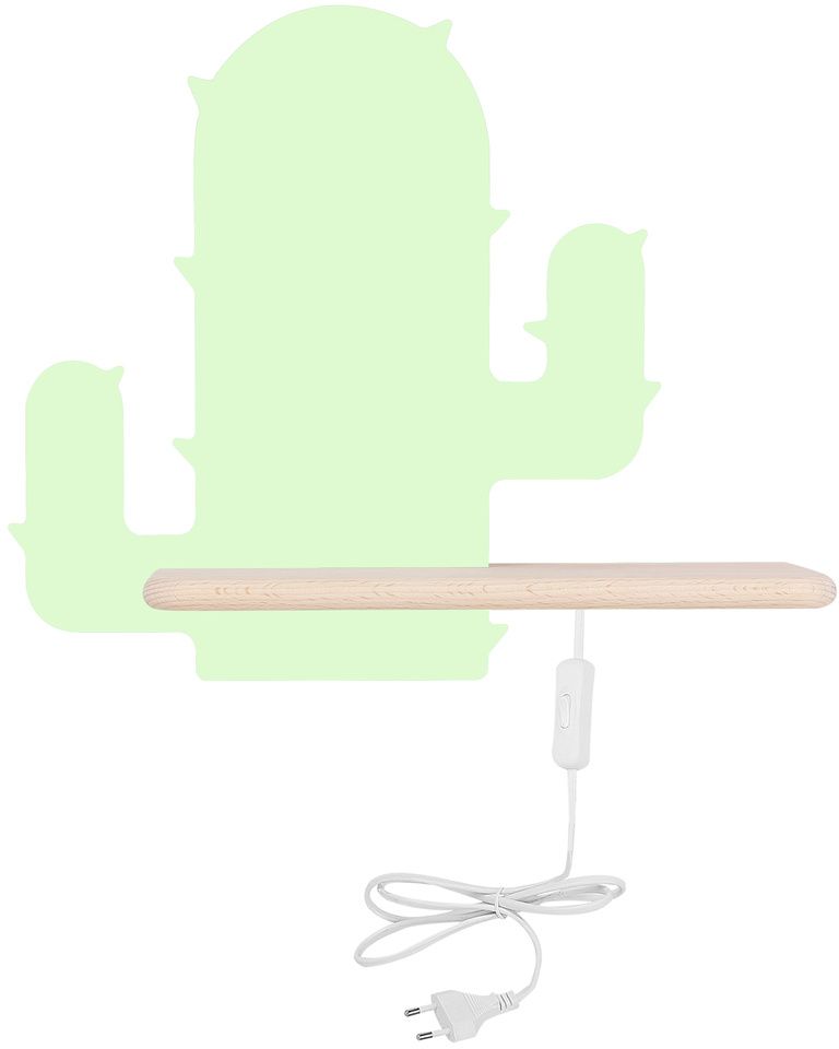 Candellux Cactus kinkiet 1x4W LED zielony 21-00996