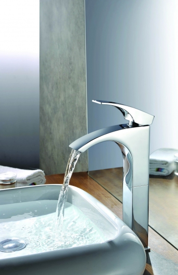 Blue Water Liwia bateria umywalkowa wysoka chrom LIW-BUW.050C