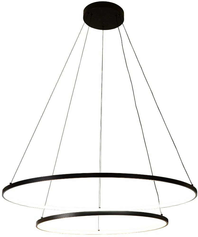 Zuma Line Horik lampa wisząca 1x32W+1x40W LED czarny PEN89424-60+90BK