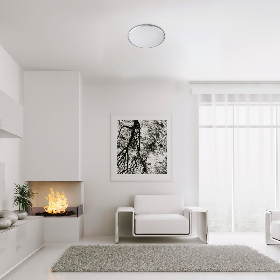 Rabalux Engon plafon 1x18W LED srebrny/biały 71127 - Wysyłka w 24h