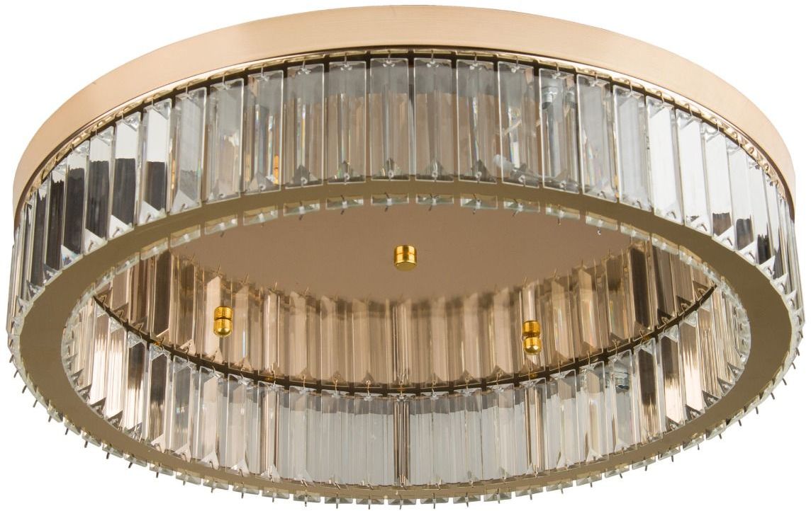 Abigali Glamour plafon 1x30W LED złota/przezroczysta GLAMOUR-50CM