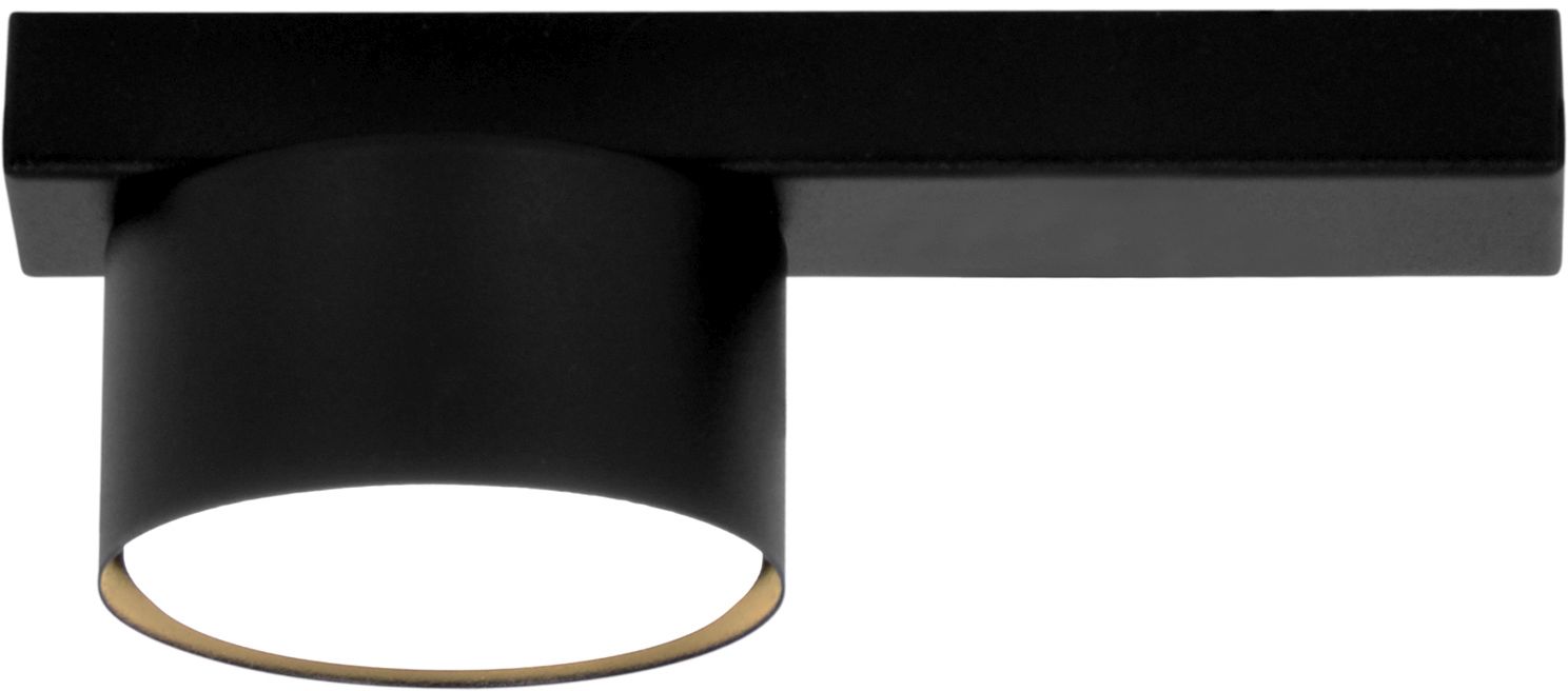Kaja Cruz lampa podsufitowa 1x10 W czarna K-5530