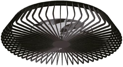 Mantra Himalaya lampa podsufitowa 1x70W LED z wentylatorem czarny 7121