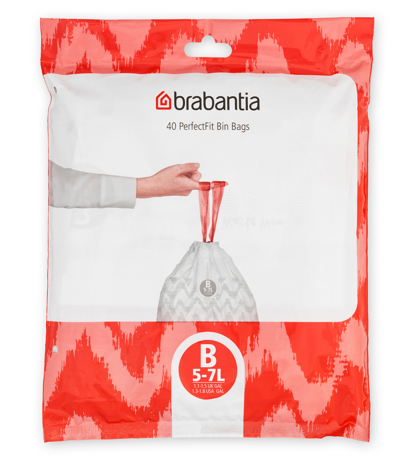 Brabantia PerfectFit worki na śmieci 5 l (40 szt) biały 137747