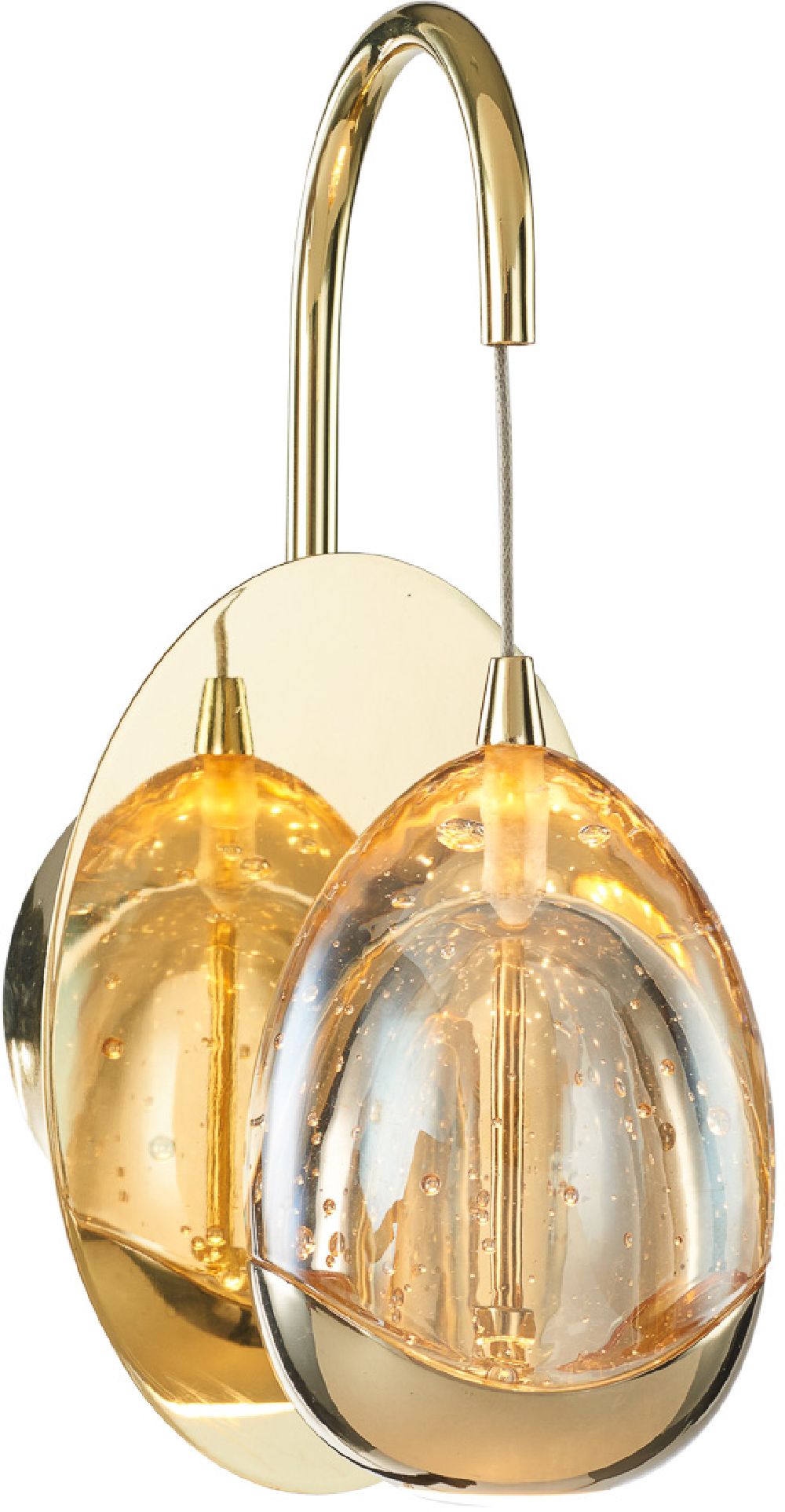 Italux Huelto kinkiet 1x4,8 W złoty WL-22112132-1A-CHPN