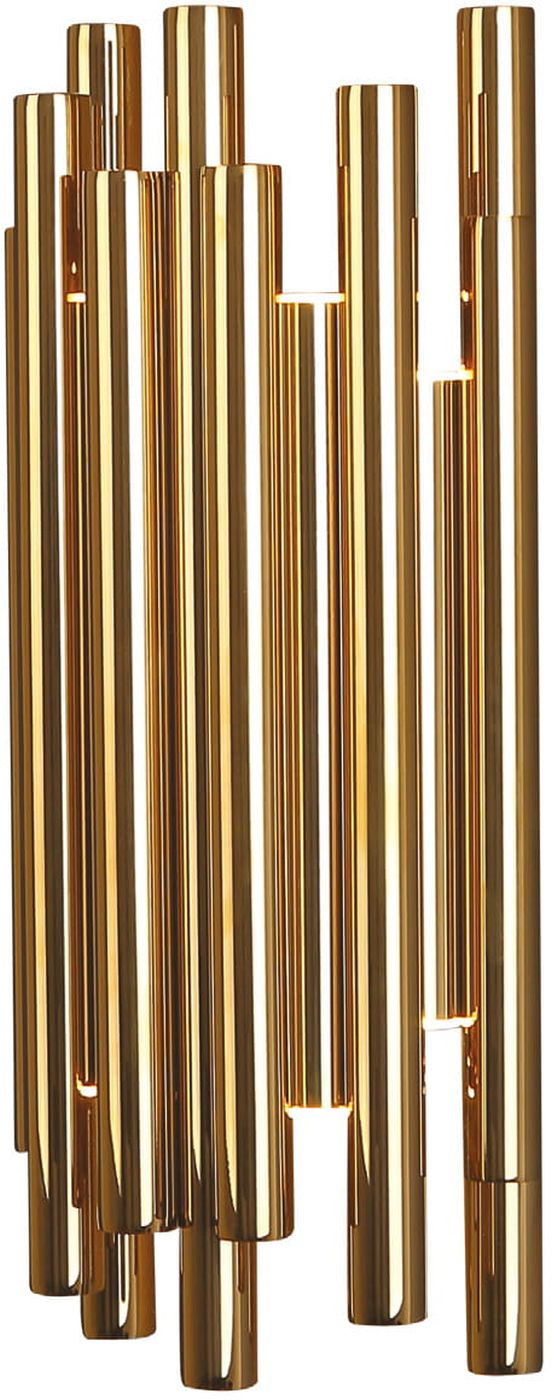 MaxLight Organic Gold kinkiet 8x1W złoty W0187