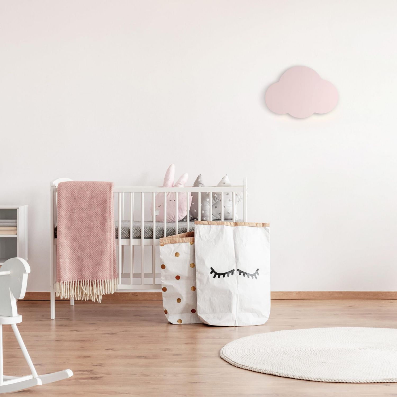 TK Lighting Cloud kinkiet 2x6W różowy 4967 - Wysyłka w 24h