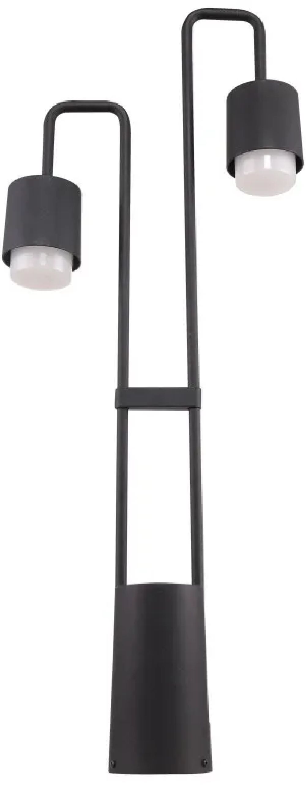 Italux Sorano lampa stojąca zewnętrzna 2x6 W czarna C49/80/BK-9