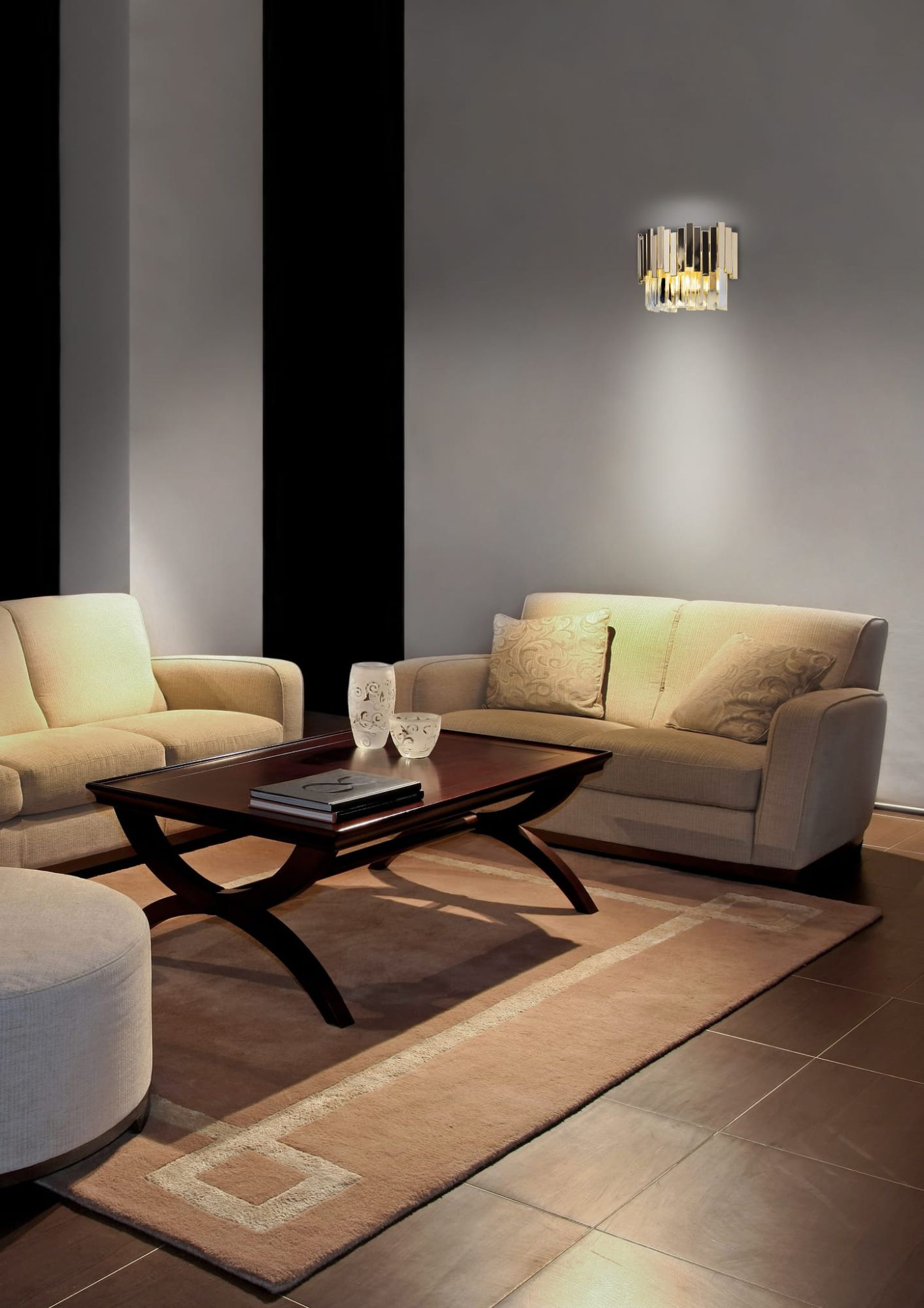 MaxLight Trend kinkiet 3x40W złoty W0251