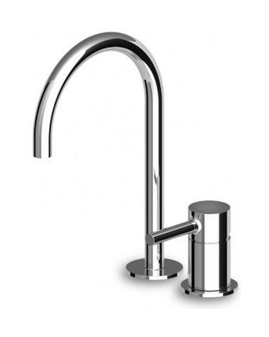 Zucchetti Pan bateria umywalkowa 2-otworowa czarny mat gofrowany ZP6223.N1