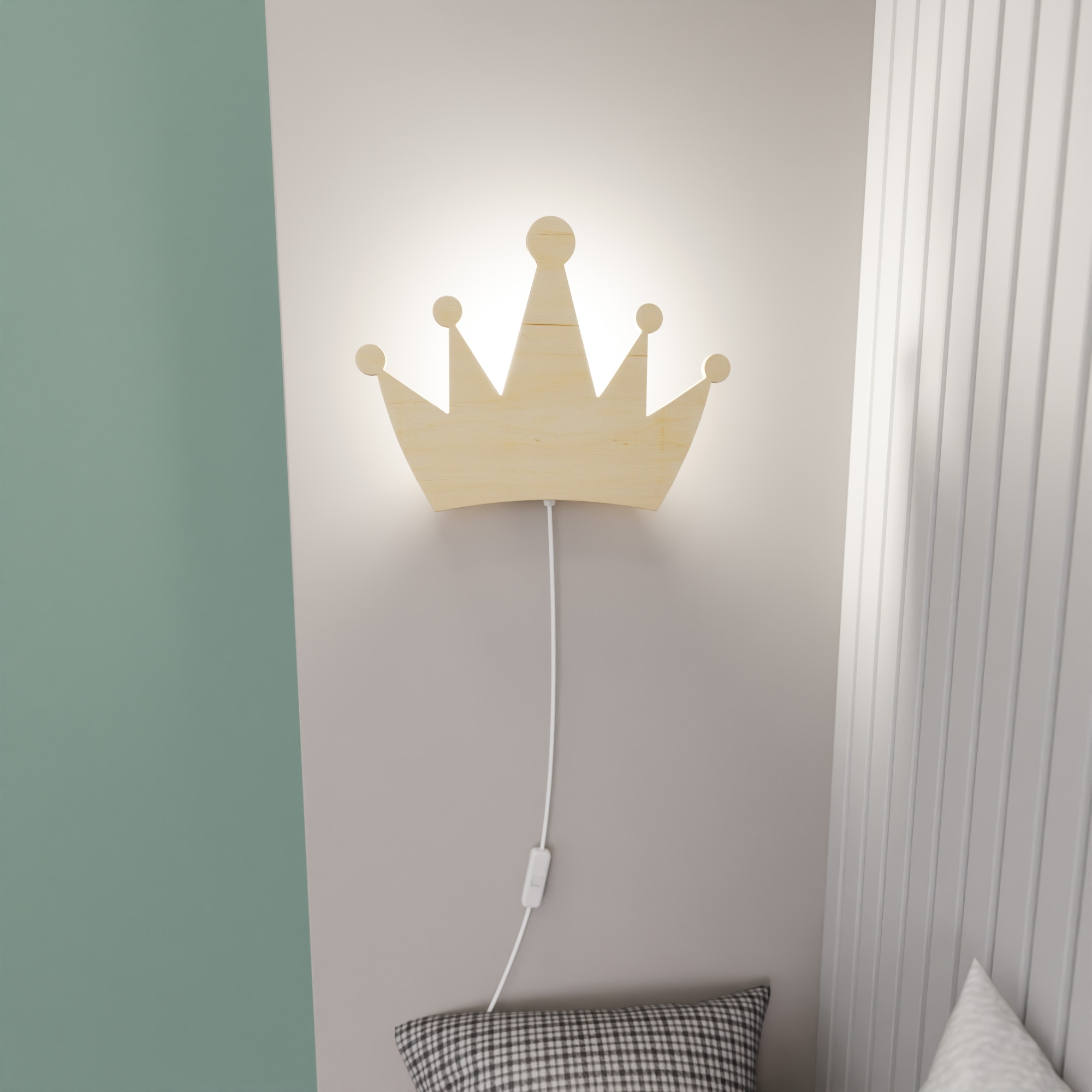 Emibig Queen kinkiet 1x10W beżowy 1345/K1