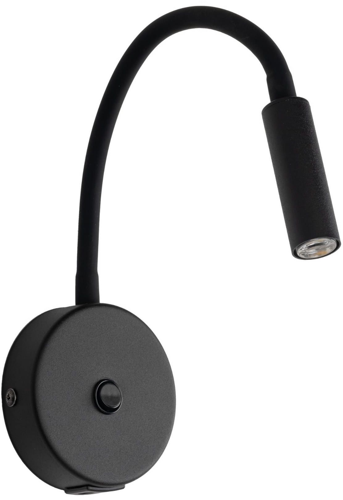 TK Lighting Lagos kinkiet 1x6 W czarny 10200