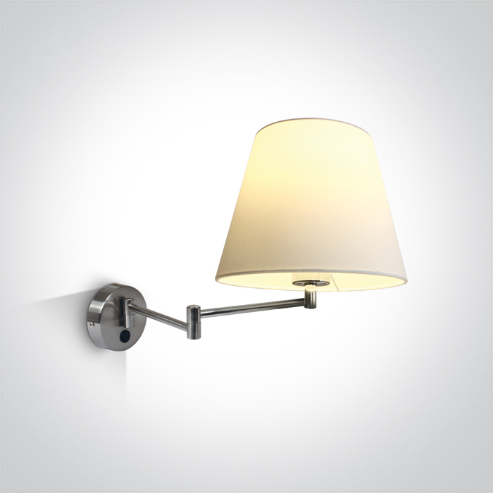 One Light Lakka kinkiet 1x40 W chrom szczotkowany 61046/MC